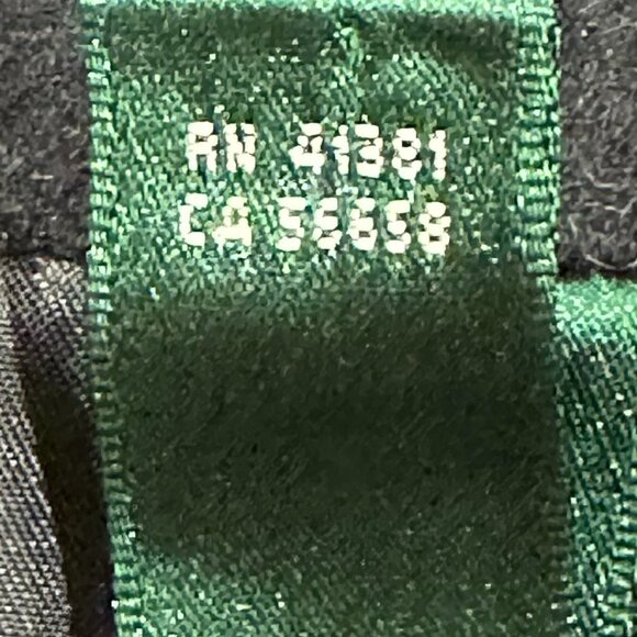 Lauren Ralph Lauren Black Pea Coat Blazer Wool Blend Winter 4P - Picture 6 of 10